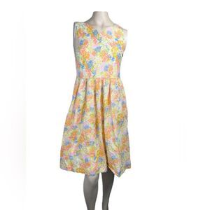 Talbots Petites Floral Cotton Dress – Size 4